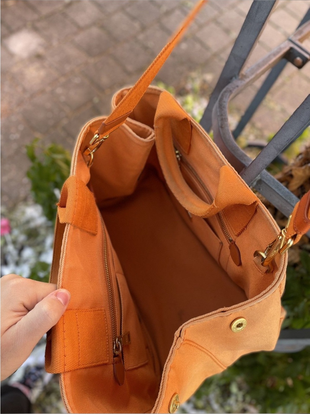Prada Canapa Canvas Tote - Picture 6 of 10